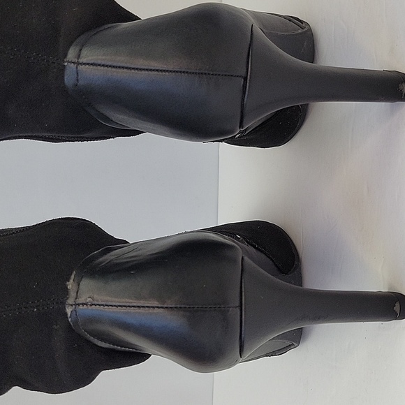Franco Sarto Stampeed Over Knee Boots Black Size 9.5 - Picture 9 of 16